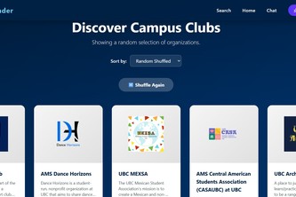 UBC Club Finder