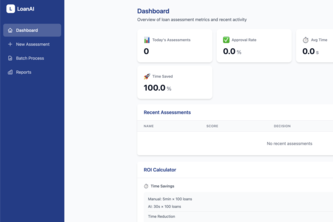 LoanAI Assessor – Instant Credit Decisions for Banks