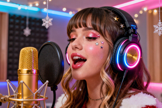 Snowglobe Nights (AI Singer: Fona) Christmas Music Video