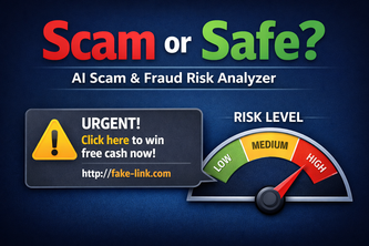 AI Scam & Fraud Risk Analyzer
