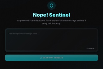 Nope! Sentinel