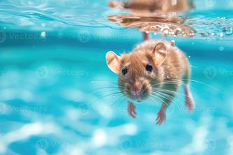 Drowning mouse 