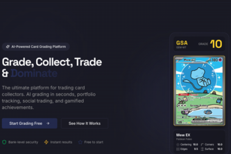GSA - AI-powered trading card grading