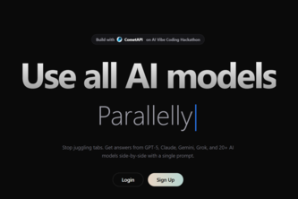 ParallelAI – Parallel Conversations with Top AI Models