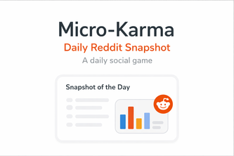 Micro-Karma: Daily Reddit Snapshot