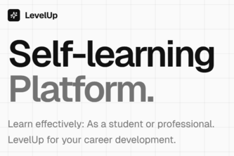 LevelUp - Self learning website