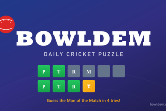 Bowldem - Daily cricket Puzzle