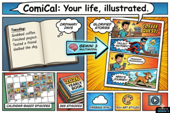 ComiCal: Turn Days Into Comics