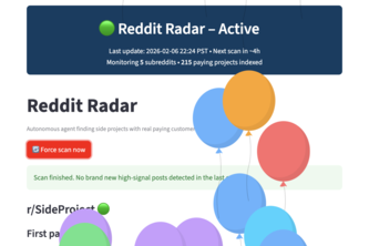 Reddit Radar