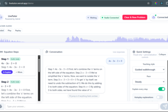 LiveTutor - A Real-Time Adaptive AI Math Teacher