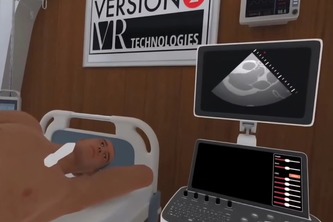V2VR Ultrasound Training Simulator