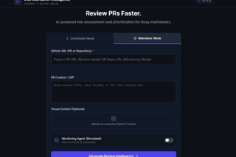 OSS Maintainer Intelligence