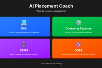 AI Placement Coach