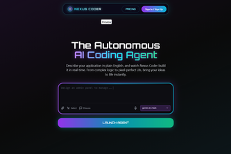 Nexus Coder  (Autonomous Full-Stack Software Engineer Agent)