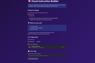 Visual Instruction Builder (Powered by Gemini)