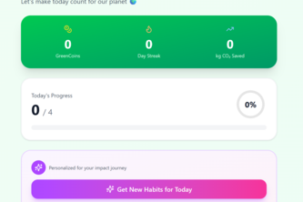 GreenHabits® Web App 