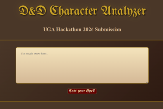 Dungeon and Dragons Character Creator