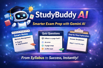 StudyBuddy AI – Smart Exam Prep Assistant using Gemini