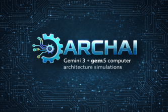 ARCHAI: Gemini 3–Driven gem5 Microarchitecture Research