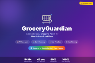 GroceryGuardian: Smart Shopping for Seniors & Caregivers