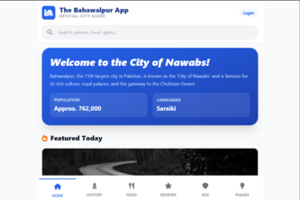 The Bahawalpur App