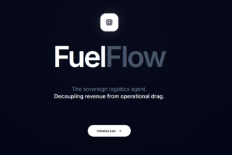 FuelFlow: The Sovereign Logistics Agent (Genesis Edition)