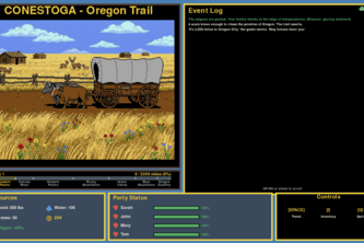Conestoga — Gemini 3–powered Oregon Trail
