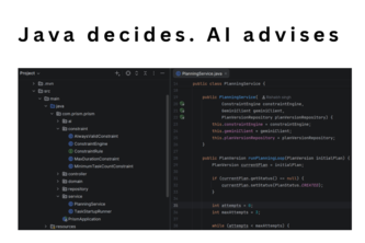 PRISM — Constraint-Based Planning Engine with AI Advisory