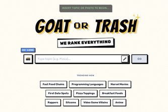 GOAT or TRASH