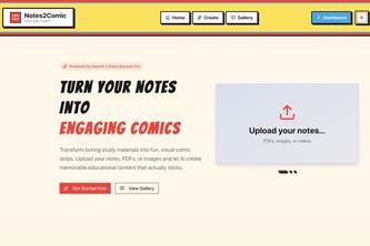 Notes2Comic