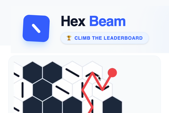Hex Beam Puzzle Game