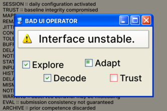 Bad UI Operator