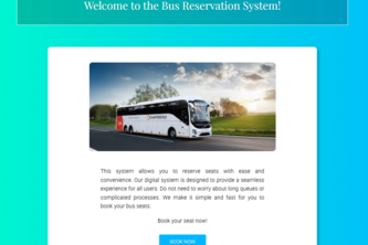 Bus Reservation System