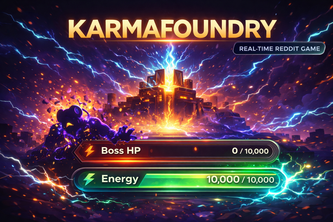 KarmaFoundry — Daily Reddit Boss Battle
