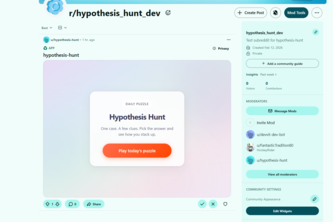 Hypothesis Hunt