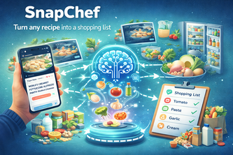SnapChef — Turn Viral Food Vids into Instant Shopping Lists