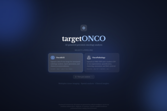 TargetONCO - Turning Weeks of Cancer Analysis into Minutes