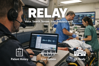 RELAY – Voice, Search, Stream: Save patients from rigs to ER