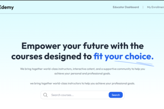 E-Learning Management System(Edemy)