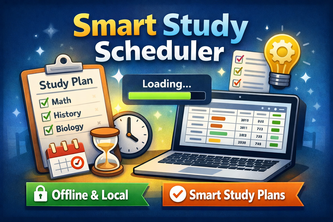 Smart Study Scheduler (Browser-Based AI Planner)