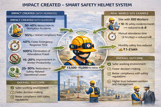 HelmetX–AI-Powered Smart Safety Helmet for Industrial Worker