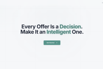 OfferGo - Agentic AI offer consultant
