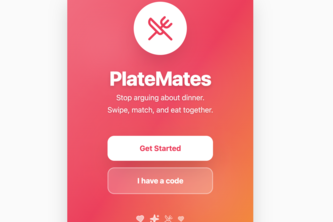 PlateMates (FIGMA CHALLENGE)