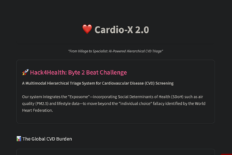Cardio-X 2.0: Protecting Hearts with Intelligence