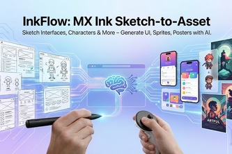 InkFlow: MX Ink Sketch-to-Asset