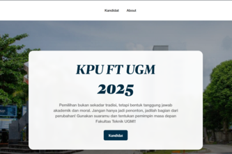 Website KPU BEM Fakultas Teknik 2025