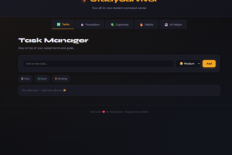 Student Survival Dashboard