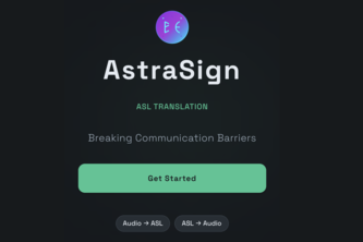 AstraSign — ASL Translator