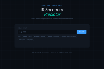 IR Spectrum Predictor