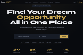 OpportUNITY — Student Job Board Platform
